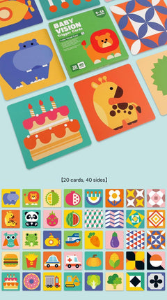 Engaging pattern visual card for newborns 3