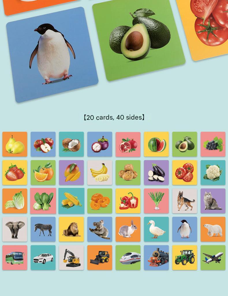 Infant stimulation card featuring bold patterns 5