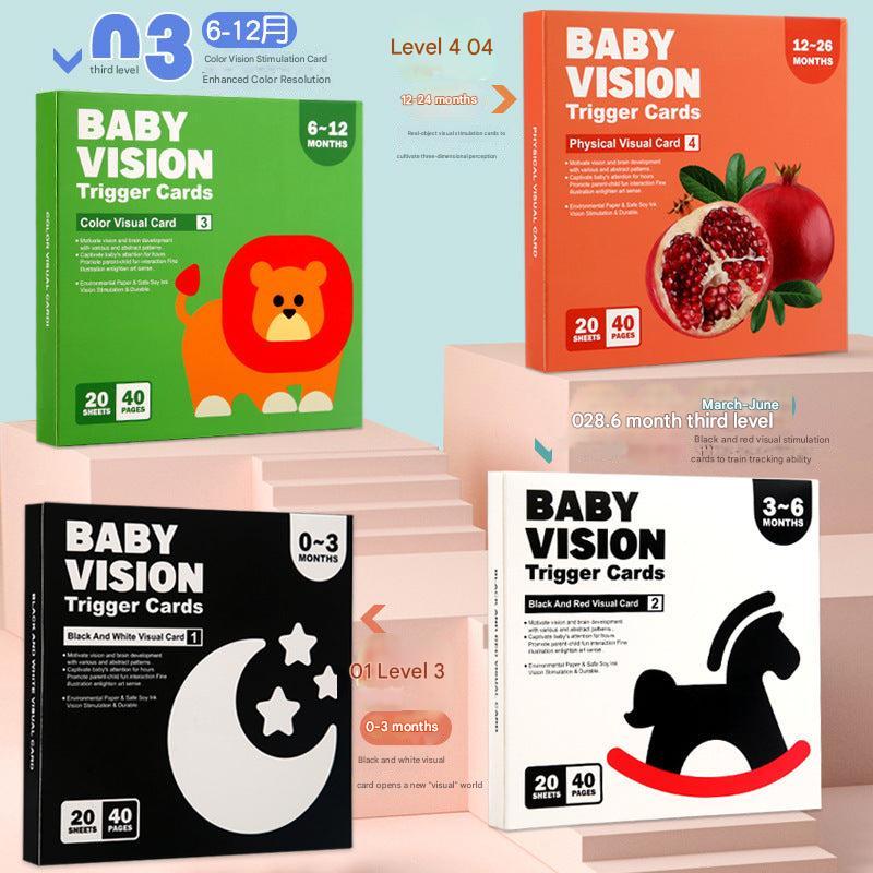 Engaging pattern visual card for newborns 3