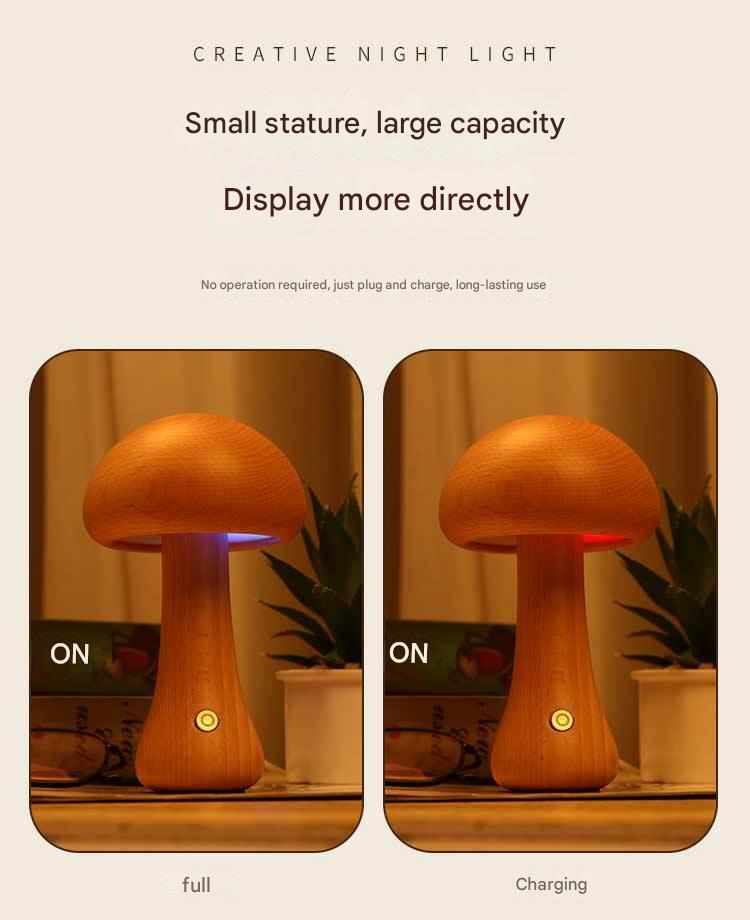 LED bedside lamp with modern design