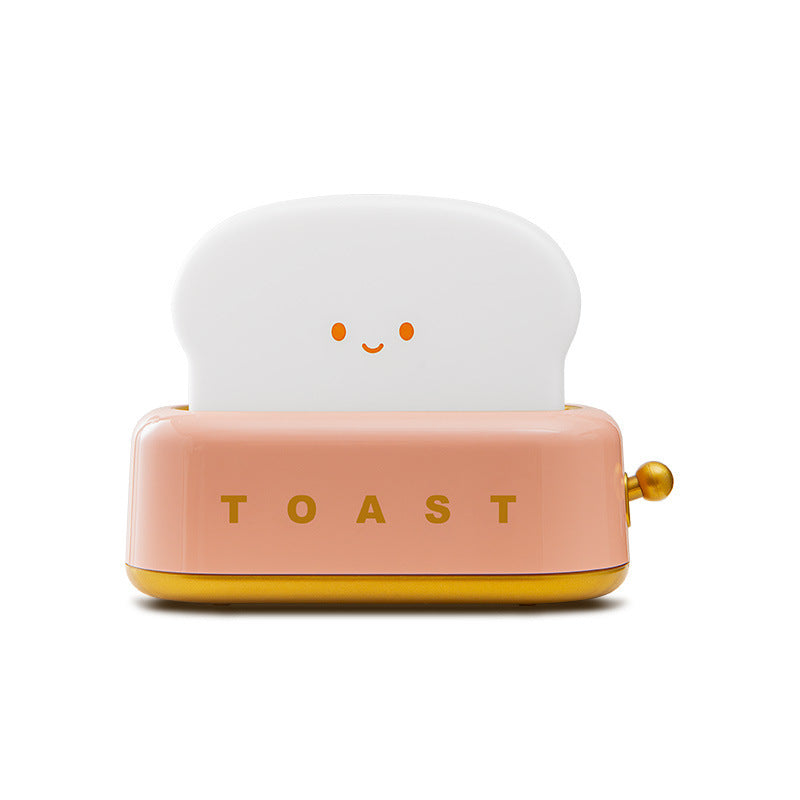 Cute Toast Bread Night Light in modern decor