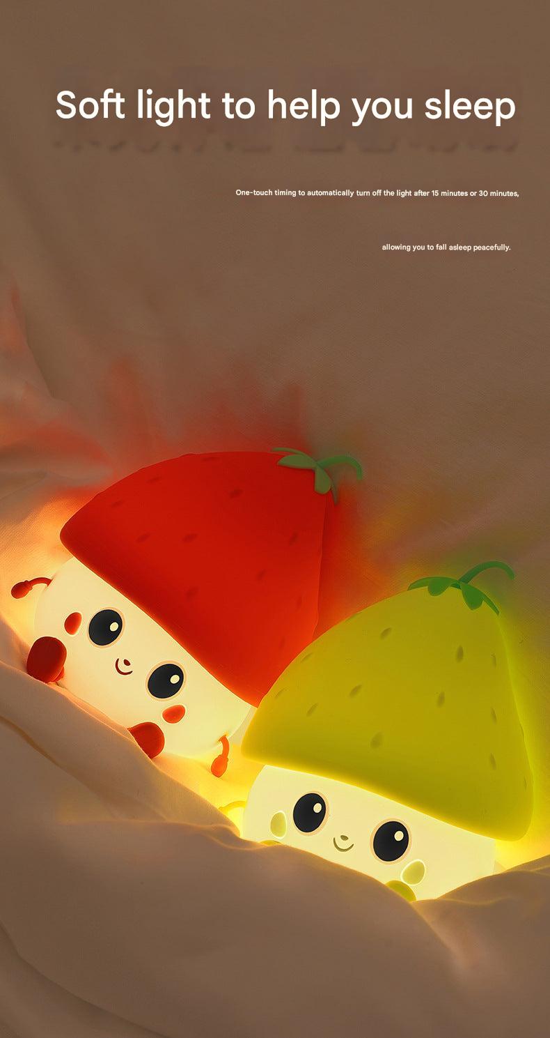 Child-friendly silicone night lamp view 1
