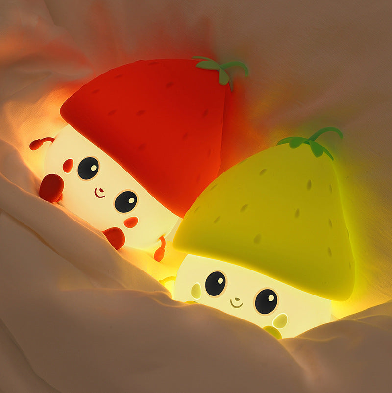 Child-friendly silicone night lamp view 1