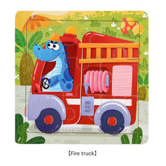 Educational wooden puzzles designed for kids