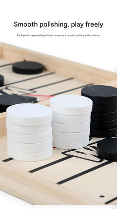 Players engaging in catapult chess game