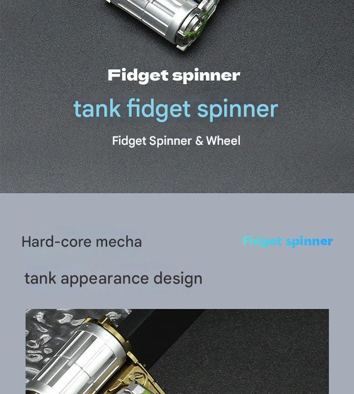 Fidget Spinner Tank Toy in colourful design