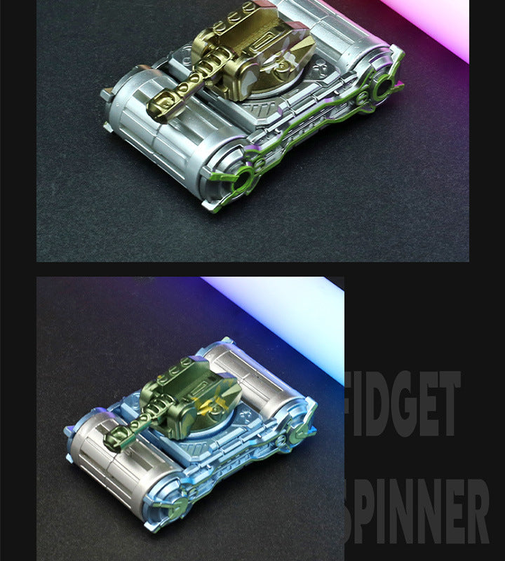 Fidget Spinner Tank Toy with educational features