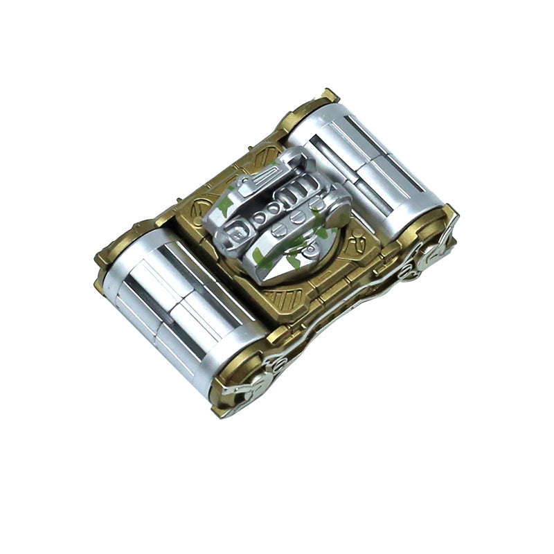 Fidget Spinner Tank Toy demonstrating stress relief