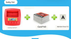 Educational English Learning Puzzle showing alphabet cards