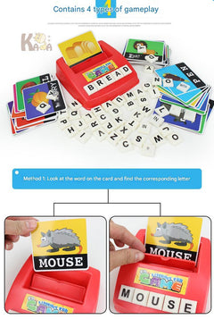 Learning toy encouraging cognitive skills in kids