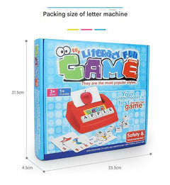 Educational English Learning Puzzle showing alphabet cards