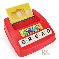 Child-friendly educational toy with colourful designs