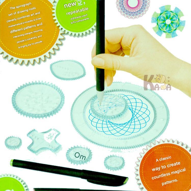 Close-up of floral design rulers for kids