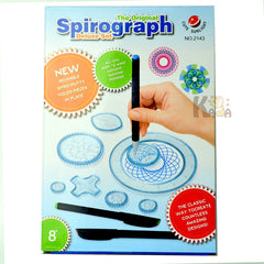 Art supplies set for kids on white background