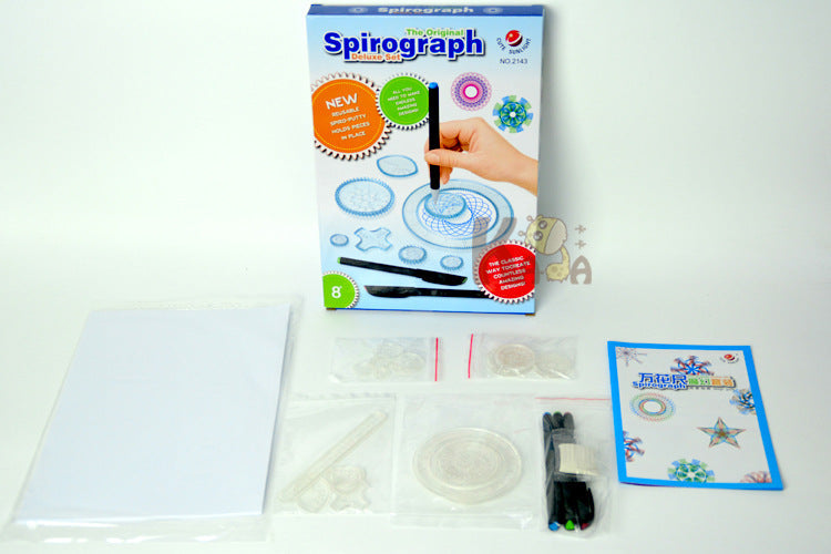 Various stencil rulers for children's crafts