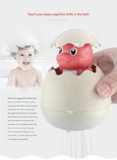 Duckling toy mimicking rain in bath