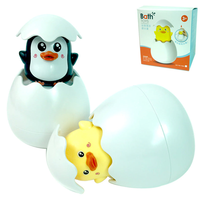 Penguin Egg Bath Toy for toddlers