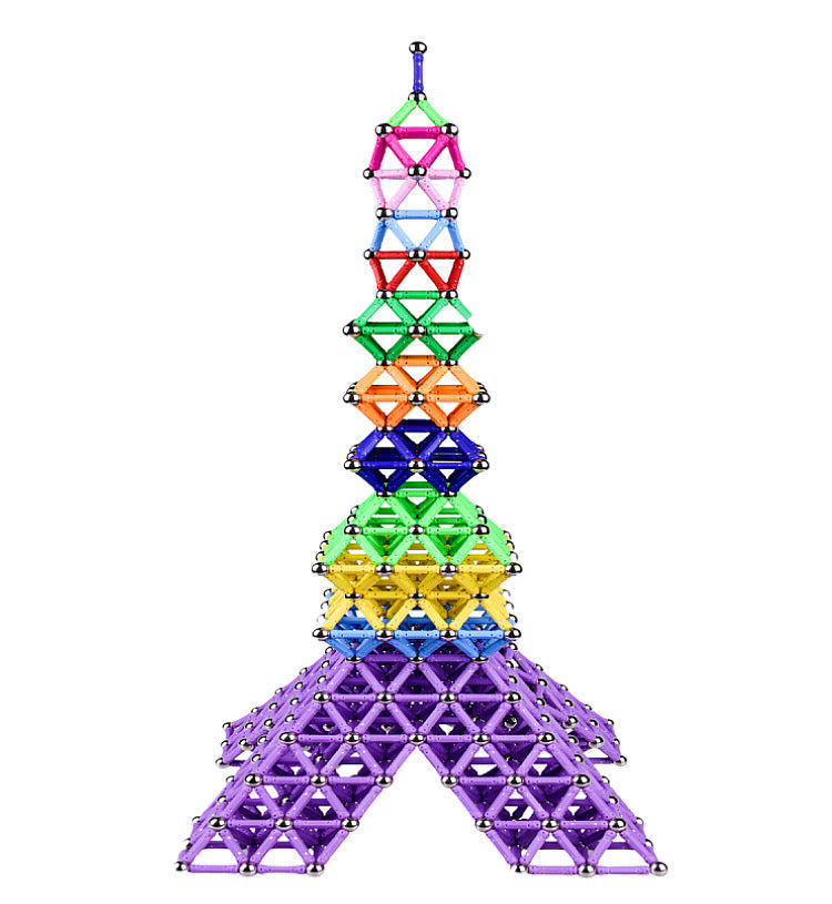Magnetic construction set showing various shapes image 5