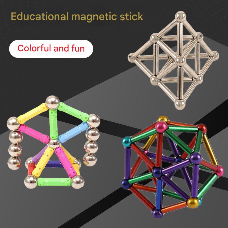 Creative construction kit with magnetic components image 2