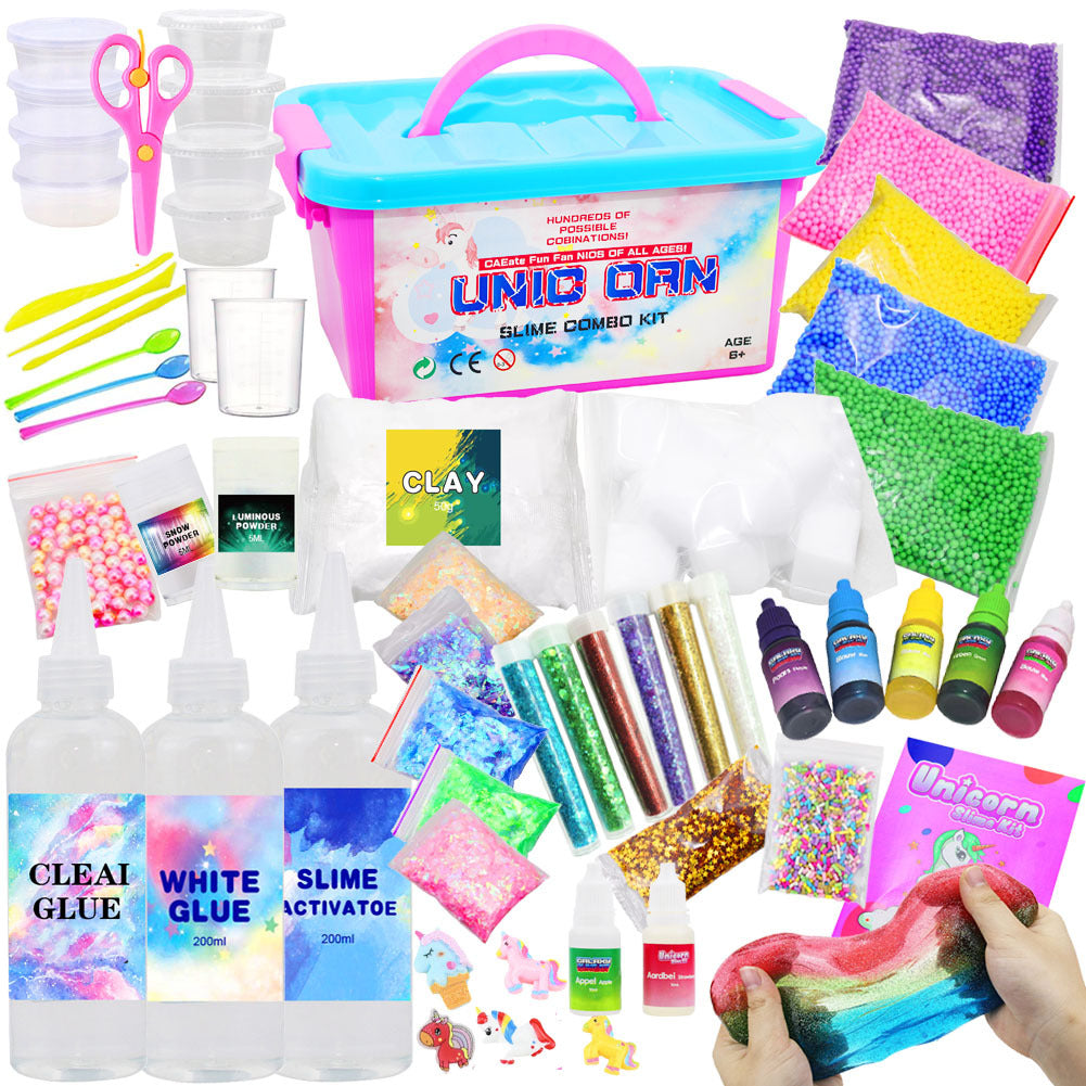 vibrant non-toxic slime for kids play