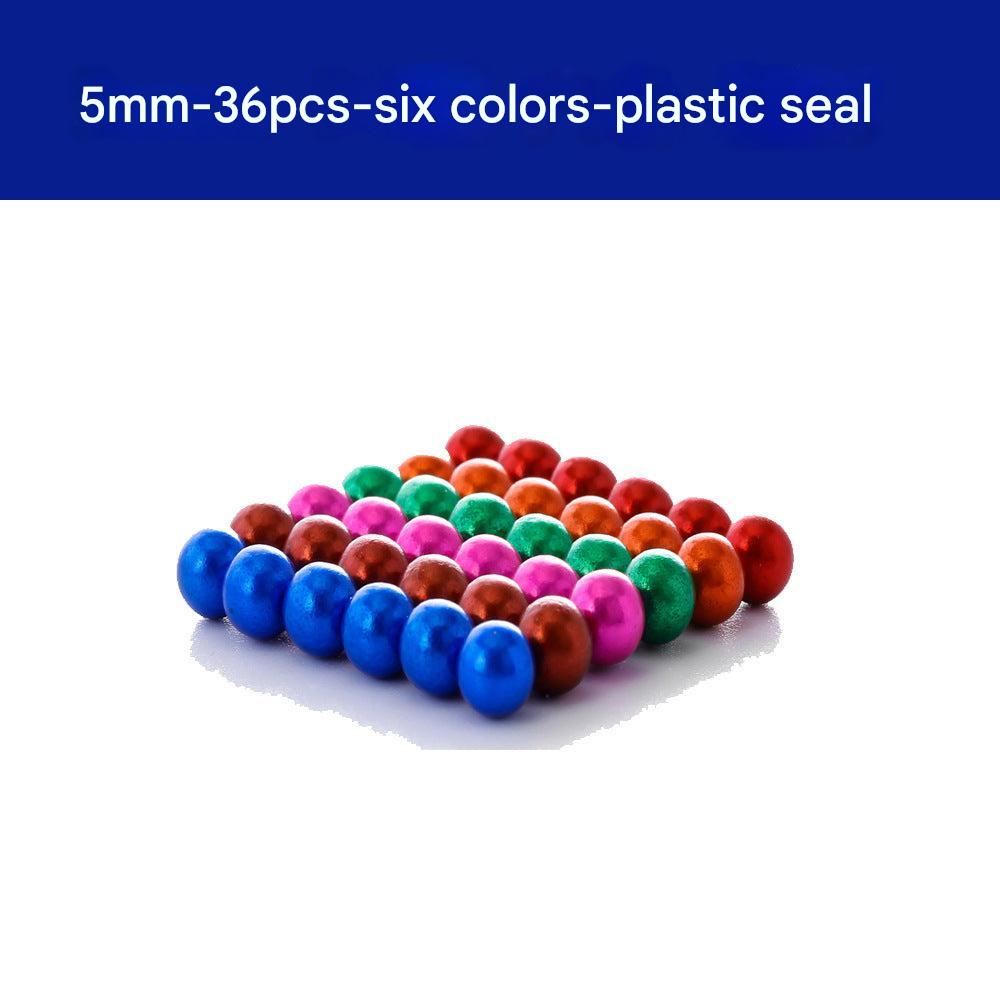 Magnetic balls in varying colours