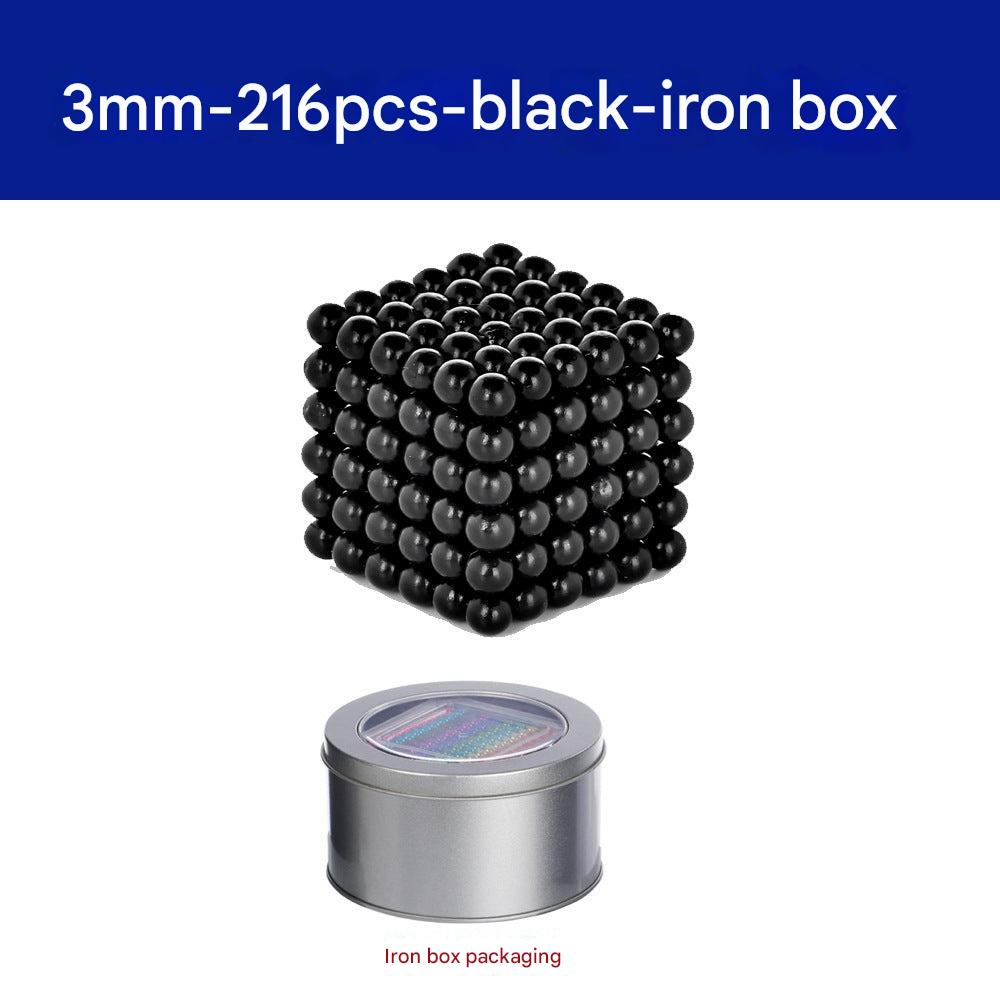 Different shapes made with magnetic balls