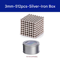 Hands-on educational play with magnetic balls