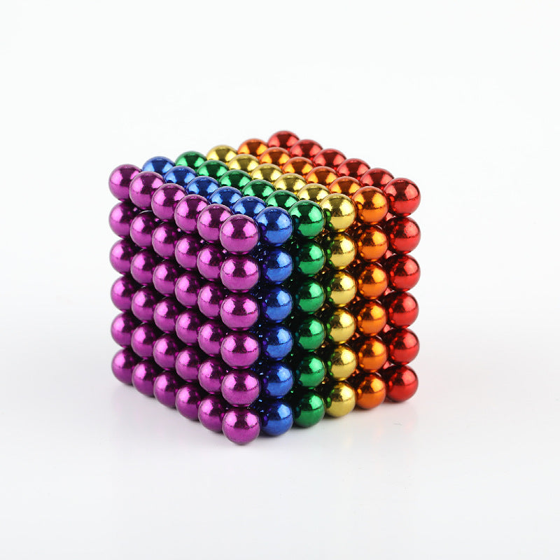 Playing with magnetic puzzle balls