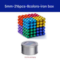 Different shapes made with magnetic balls