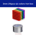 Magnetic balls in varying colours