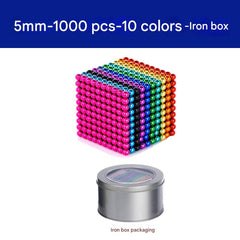Hands-on educational play with magnetic balls