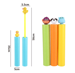 Kids enjoying summer play activities with water guns 9