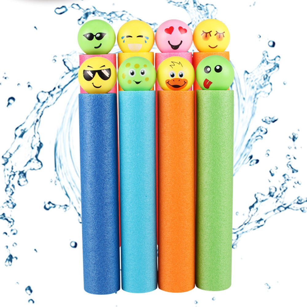 Child-friendly water blaster with soft materials 7