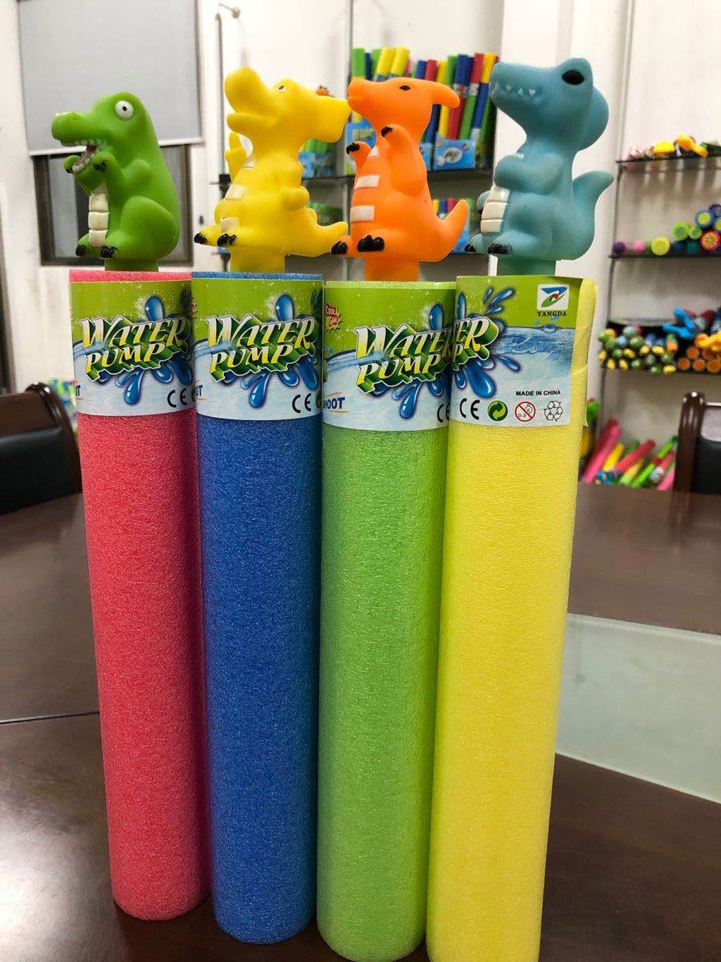 Durable foam water gun showcasing safety features 8