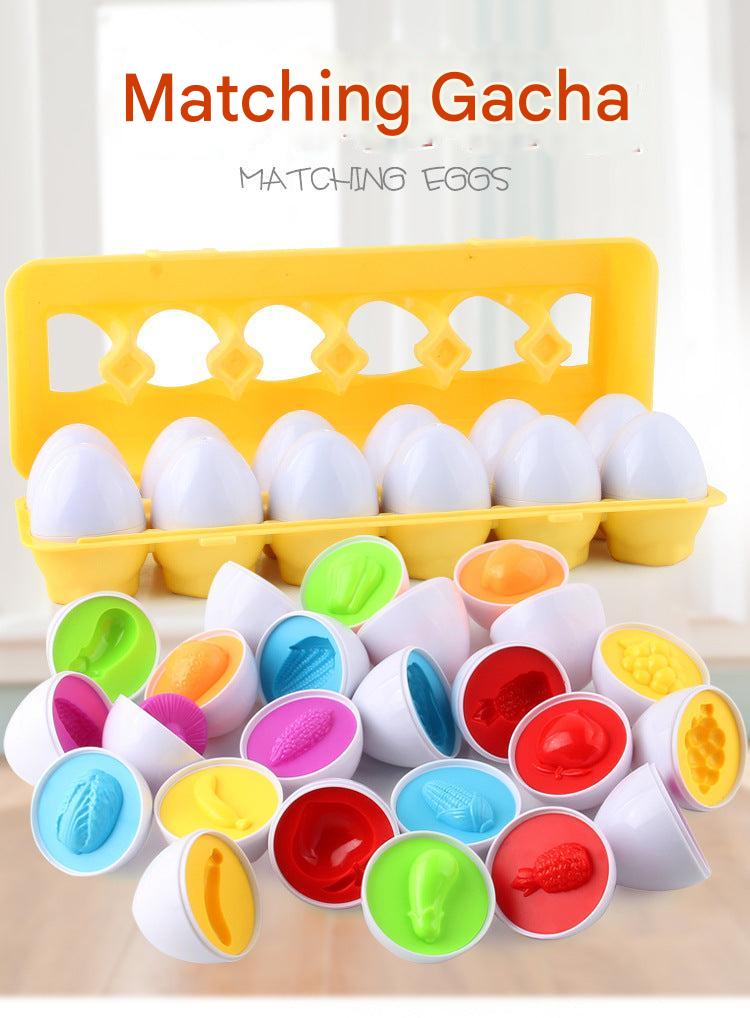 Smart Egg Matching Toy Set with colourful eggs 1