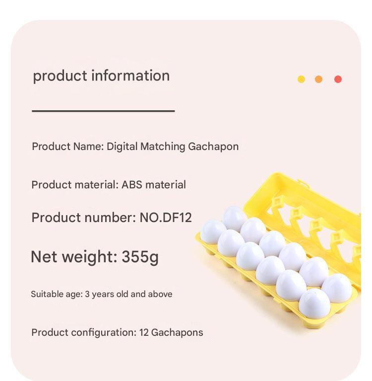 Smart Egg Matching Toy Set with colourful eggs 1