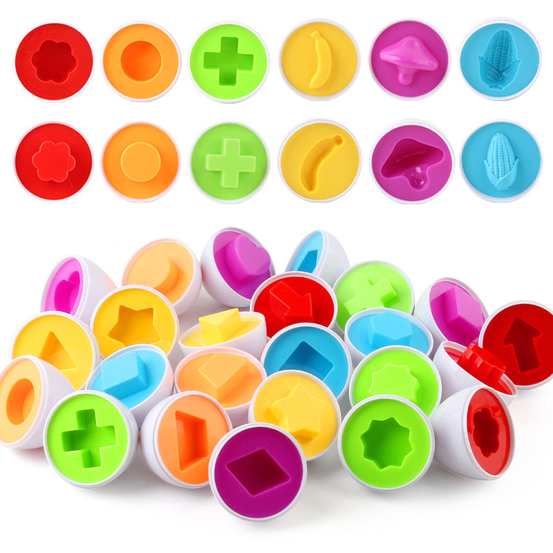 Child playing with the Smart Egg Toy Set 3