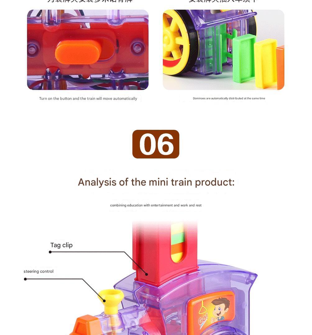 Detailed view of Transparent Domino Pieces - Image 3