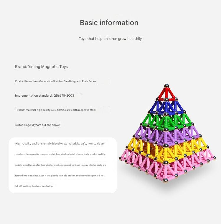 Creative Magnet Construction Kit in action