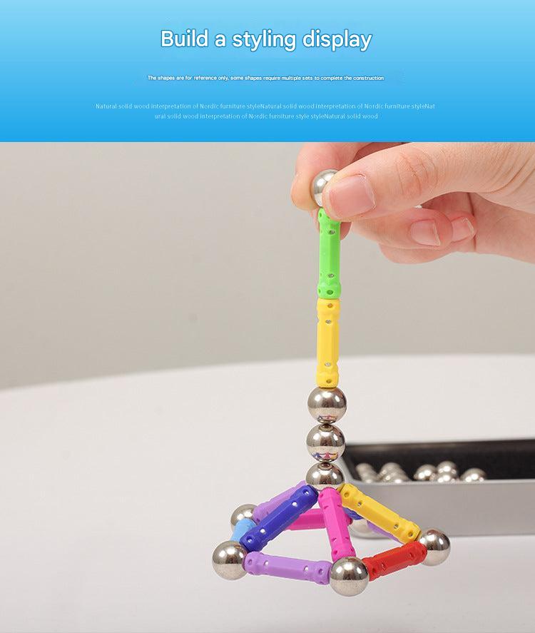 Magnetic Building Blocks Set for Kids with pieces