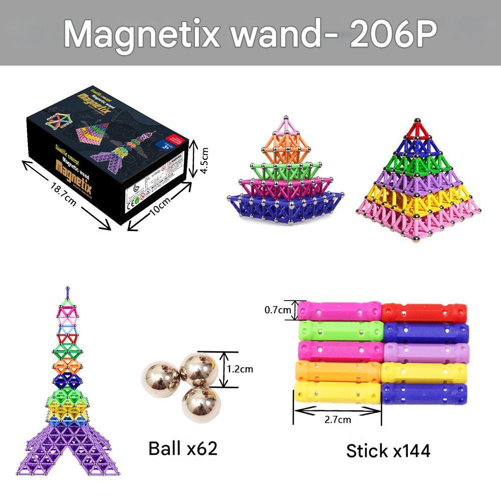 Imaginative Play with Magnetic Blocks