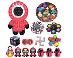 Image of individual puzzle components in set