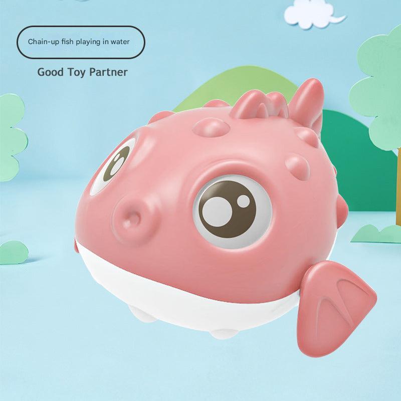Wind-up swimming toy for young children