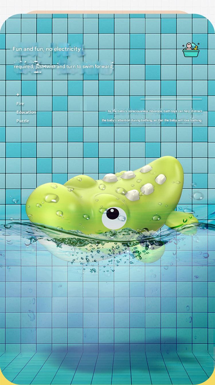 Cute cartoon wind-up bath toy for toddlers