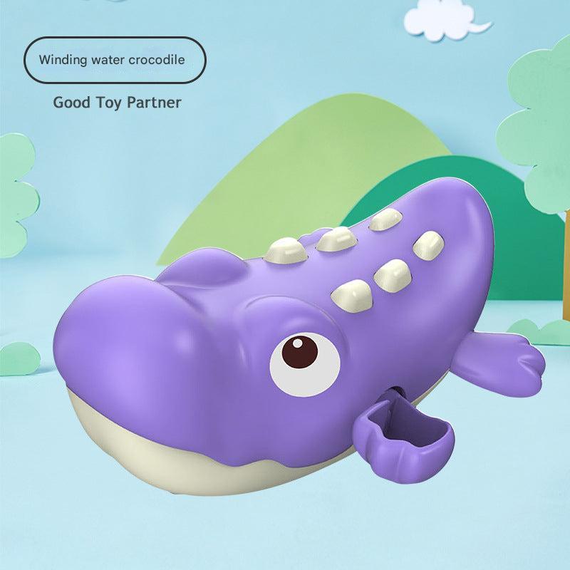 Vibrant cartoon bath toy in water