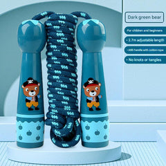 Close-up of adjustable jump rope handle