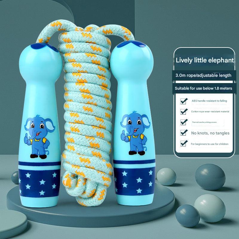 Close-up of adjustable jump rope handle