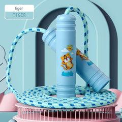Close-up of adjustable jump rope handle