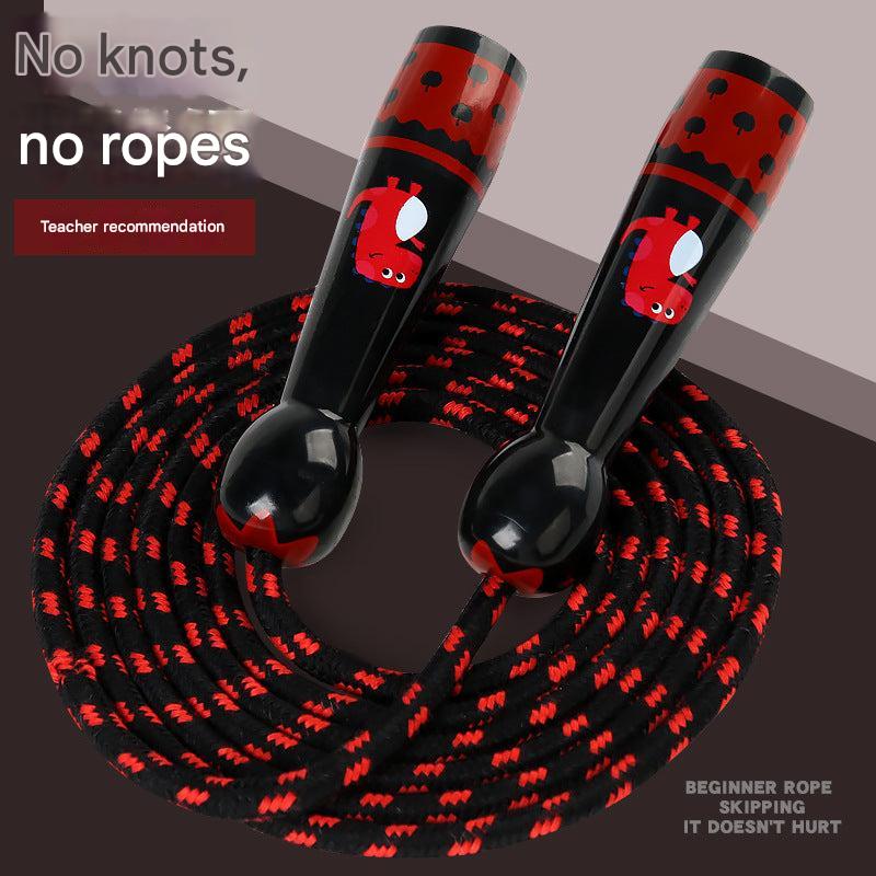 Kids playing with fitness jump rope