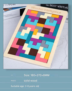 Children's toy set featuring puzzle blocks